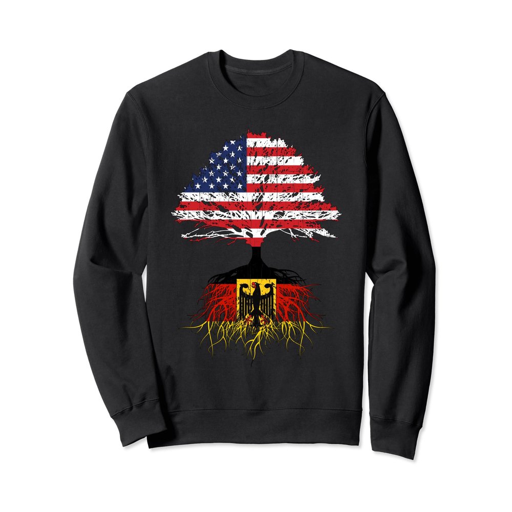 German Roots American Grown Germany Sweatshirt Pullover Gift