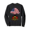 German Roots American Grown Germany Sweatshirt Pullover Gift view 1