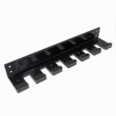 Valor Fitness Wall-Mounted Olympic Barbell Rack 6-Bar Holder for Home Gym Weightlifting Storage, Heavy-Duty Organizer, 300 lb Capacity