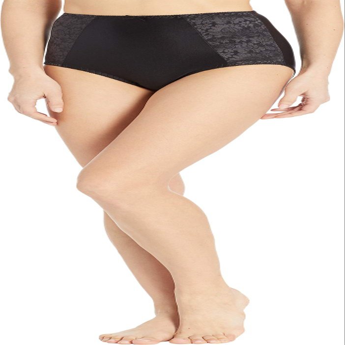 Bali Essentials Double Support Brief Black 2XL