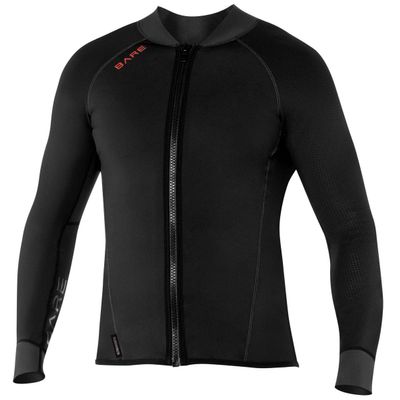 BARE Exowear Men's Jacket with Zipper, Multi-Sport, Protects Against Cold & Sun