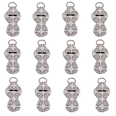 Daisy Lane Gift for Team Player Keychain - Set of 12 (Volleyball)