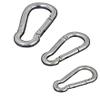 Ader 5mm, 8mm,10mm Stainless Steel 316 Spring Quick Snap Link Hook Carabiner D Ring, Set of 4, 8,12 (SLK-10SS, 8PCs) view 1