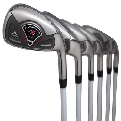 Extreme X7 High MOI Complete 6-Piece Short Men's Iron Set (5-PW) Right Handed Regular R Flex Graphite Shafts (Short Men - 5' to 5'4")