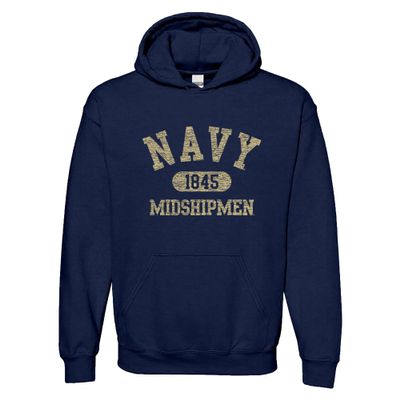 AH20 - US Naval Academy Midshipmen Athletic Arch HOODIE - 2X-Large - Navy