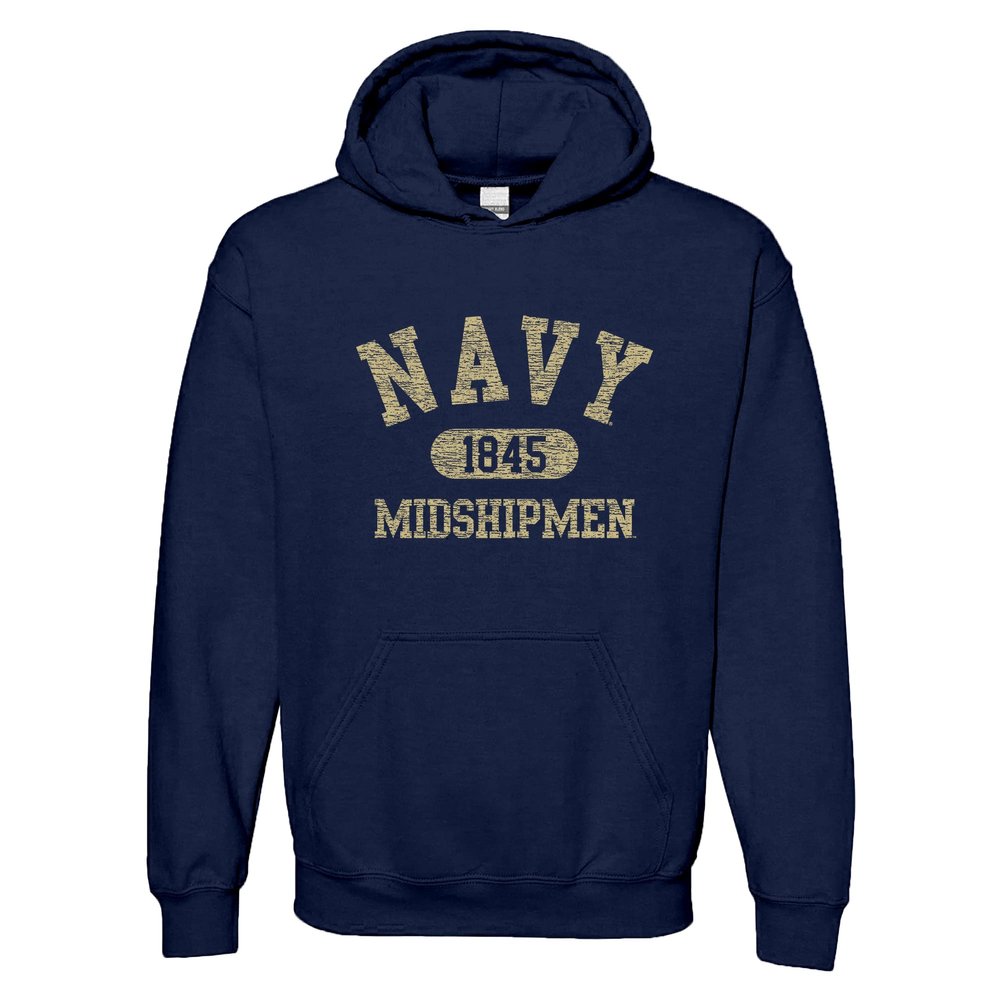 AH20 - US Naval Academy Midshipmen Athletic Arch HOODIE - 2X-Large - Navy