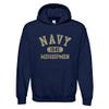 AH20 - US Naval Academy Midshipmen Athletic Arch HOODIE - 2X-Large - Navy view 1