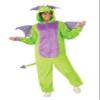 Rubies Purple Dragon Comfywear Hooded Jumpsuit for Adults, Unisex S/M view 2