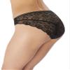 Freya Women's Expression Crochet-Look VPL-Free Lace Brief Underwear, -black, M view 3