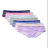 Calvin Klein Kids Girls' Modern Cotton Hipster Underwear 7-Pack, Pink/Blue/Grey/Purple/Prints/Stripes, Small view 1