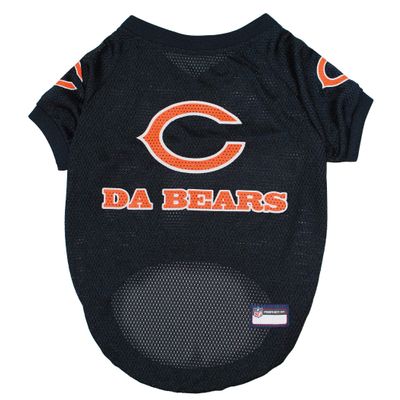 NFL Chicago Bears Raglan Jersey Da Bears - Large. Cutest Football Jersey for Dogs & Cats