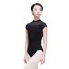 118141014 New Lycra Christmas Ballet Leotards Princess Line Cap Sleeve Dance Leotards (M 165, Black) view 1