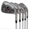 Extreme X7 High MOI +1 inch Over Big & Tall Men's Complete 5-Piece Iron Set (7-SW) Right Handed Regular R Flex Graphite Shafts (Tall 6'0"+ / +1" Over) with Midsize Black Pro Velvet Grips view 1