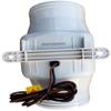 OASIS MARINE 4-Inch in-Line Bilge Air Blower Fan, 12V DC Marine Boat Ventilation Exhaust for Engine Compartment view 4