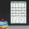 10 Pack - Exercise Workout Poster Set - Dumbbell, Suspension, Kettlebell, Resistance Bands, Stretching, Bodyweight, Barbell, Yoga Poses, Exercise Ball, Muscular System (PAPER, NON LAMINATED,18" x 24") view 4