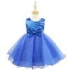 Alvivi Kids Sequined Bodice Flower Girl Dress Baby Toddler Wedding Bridesmaid Dress Pageant Party Ball Gown Blue 2 view 3