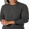 Amazon Essentials Men's Crewneck Fleece Sweatshirt Sweater, -Charcoal Heather, X-Small view 4