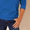 Amazon Essentials Men's Pullover Sweatshirt Hoodie, Big & Tall Options Available, Cobalt Blue, X-Small view 4