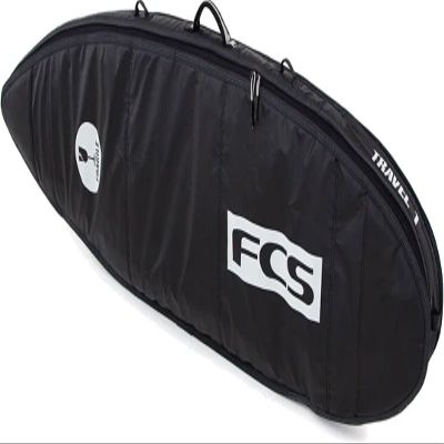 FCS Travel 1 All Purpose Surfboard Bag Black/Grey 6'7"
