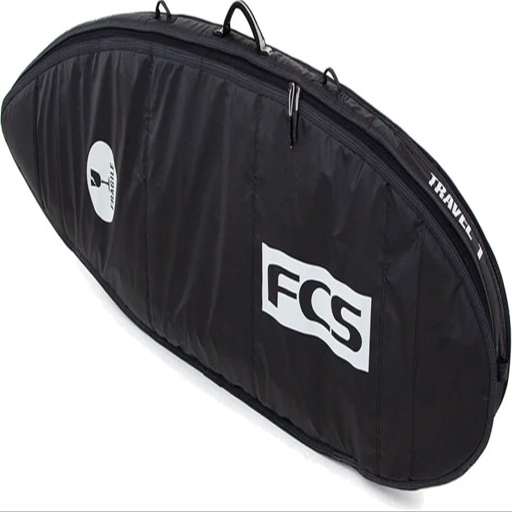 FCS Travel 1 All Purpose Surfboard Bag Black/Grey 6'7"