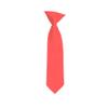 Romario Manzini Solid Color Boy's 11" Clip On Tie Age 3 to 6 Years Old (Coral Rose) view 1
