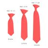 Romario Manzini Solid Color Boy's 11" Clip On Tie Age 3 to 6 Years Old (Coral Rose) view 2