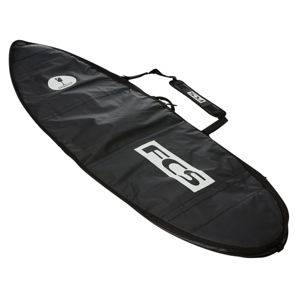 FCS Travel 1 Fun Board Surfboard Bag Black/Grey 6'7"