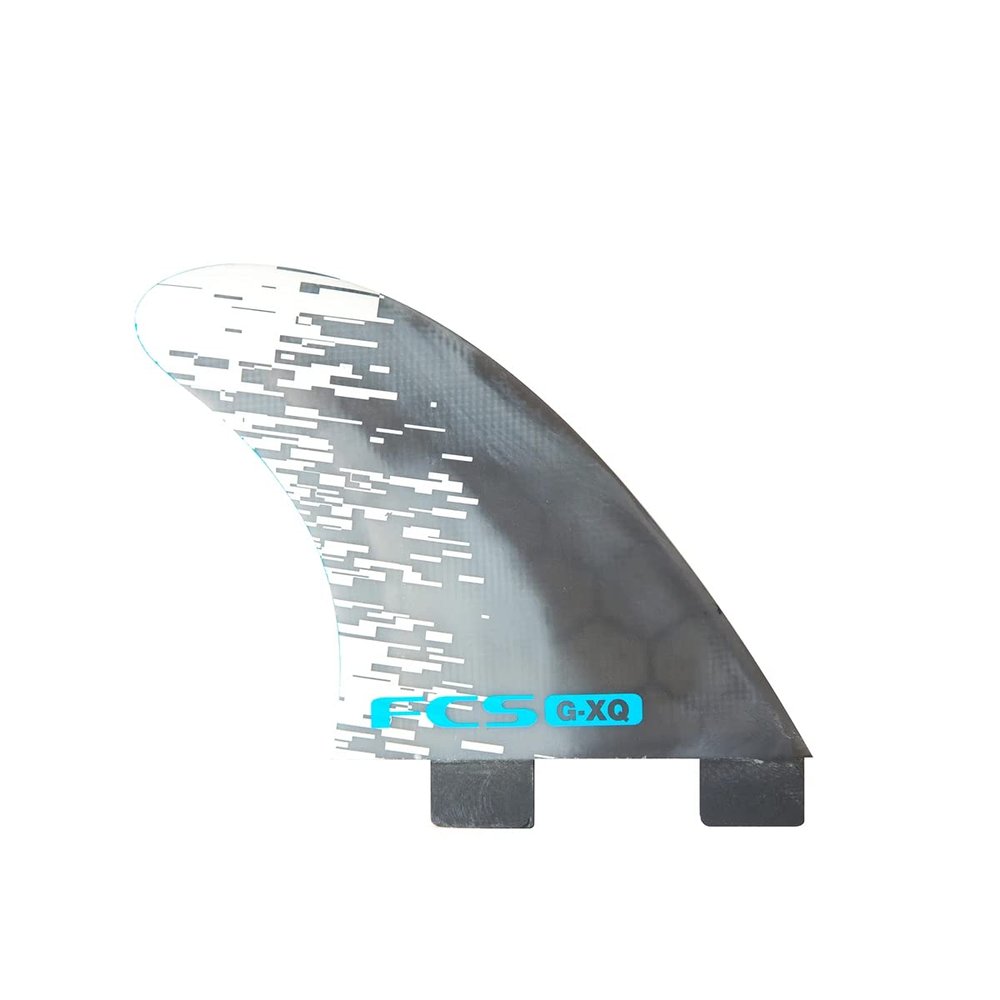 FCS G-XQ Quad Rear Fin Set Blue Smoke Medium