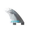 FCS G-XQ Quad Rear Fin Set Blue Smoke Medium view 1