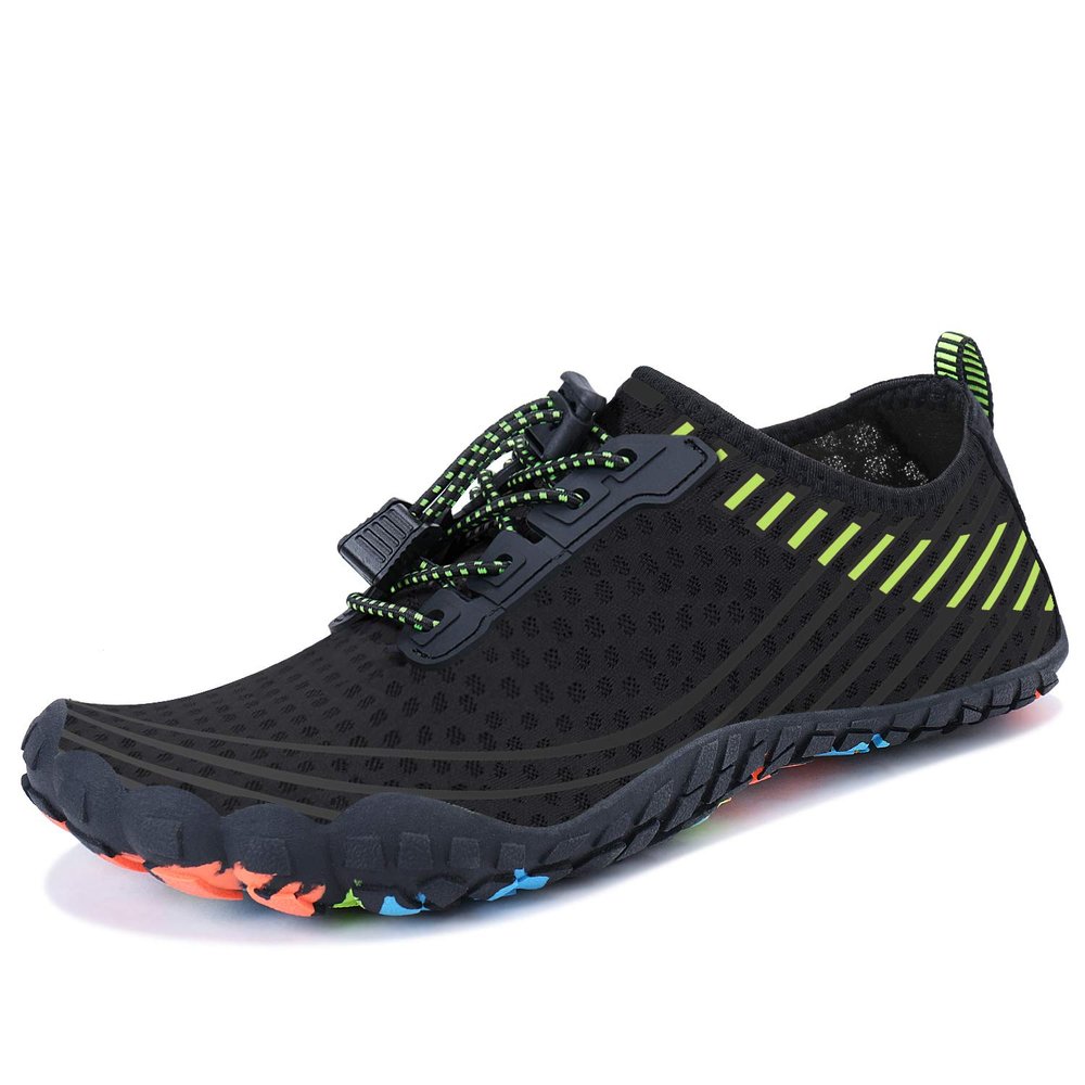 MAYZERO Men Water Shoes Women Barefoot Quick-Dry Aqua Shoes Surf Beach Pool Swim Shoes Wide Toe Lake River Hiking Kayaking Boating Water Socks