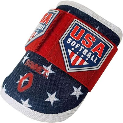 Bownet Youth Baseball Elbow Guard Batting Elbow Guard for Kids, Lightweight Protective Arm Guard for Baseball & Softball, Adjustable Ambidextrous Elbow Pad (Youth Size, USA SB)