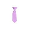 Romario Manzini Solid Color Boy's 8" Clip On Tie (Lavender) view 1