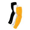Athletic Arm Sleeves For Men Women Youth - White Black Yellow Sports Basketball Sleeve - Football Baseball Volleyball Softball Soccer Bowling - 3 Pack - Forearm Bicep Elbow Tattoo Cover Up Protection view 1