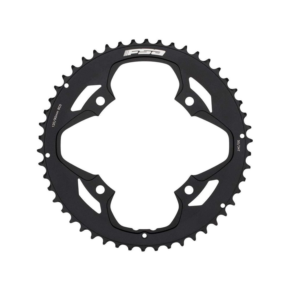 FSA Full Speed Ahead Omega Omega 1x CR Bicycle Chainring (120x42t - Omega 1x WB138 N-10/11 Black)