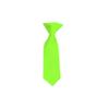 Romario Manzini Solid Color Boy's 8" Clip On Tie (Lime Green) view 1