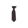 Romario Manzini Solid Color Boy's 8" Clip On Tie (Charcoal) view 1