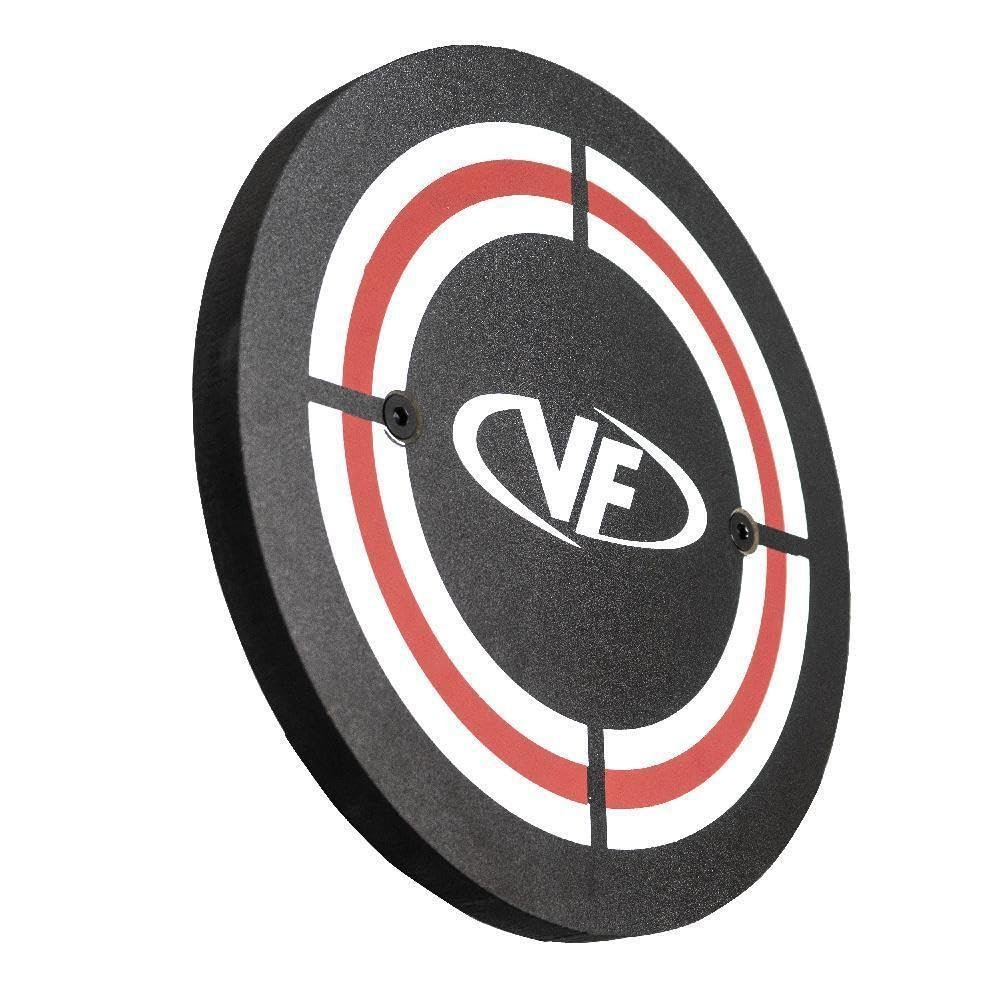 Valor Fitness Wall Ball Target for Power Rigs  14" Board with Steel Bracket, Dartboard Style Design for Cross Training, Squat and Throw Conditioning, Home or Light Commercial Gym Use