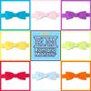 Romario Manzini Solid Color Kid's Pre-Tied Bow Tie (Beige) view 4
