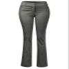 Design by Olivia Women's High Waist Comfy Stretchy Bootcut Trouser Pants Grey 3XL view 1