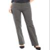 Design by Olivia Women's High Waist Comfy Stretchy Bootcut Trouser Pants Grey 3XL view 2