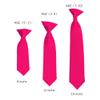Romario Manzini Solid Color Boy's 14" Clip On Tie Age 7 to 10 Years Old (Fuschia) view 2