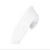 Romario Manzini Solid Color Boy's Necktie (White) view 1