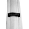 Romario Manzini Solid Color Boy's Necktie (White) view 2