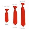 Romario Manzini Solid Color Boy's 11" Clip On Tie Age 3 to 6 Years Old (Rust) view 2