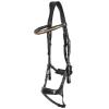 HORZE Stewart Anatomical Bridle - Black - Horse view 2