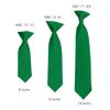 Romario Manzini Solid Color Boy's 14" Clip On Tie Age 7 to 10 Years Old (Kelly Green) view 2