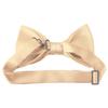 Romario Manzini Solid Men's Pre-Tied Bow Tie (Cream) view 2