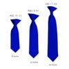Romario Manzini Solid Color Boy's 14" Clip On Tie Age 7 to 10 Years Old (Royal Blue) view 2