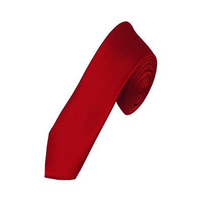 Romario Manzini Solid Color Boy's Necktie (Crimson)
