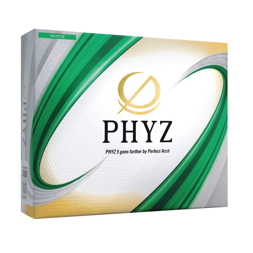 Bridgestone 19PHYZ Golf Balls, White, 12 Balls
